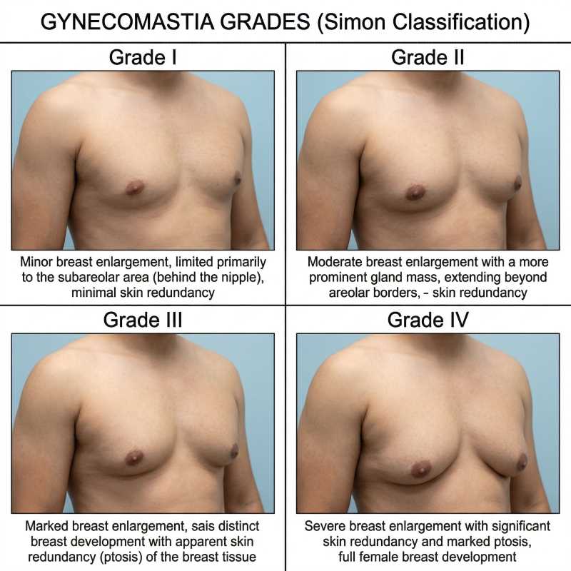 Gynecomastia Grades